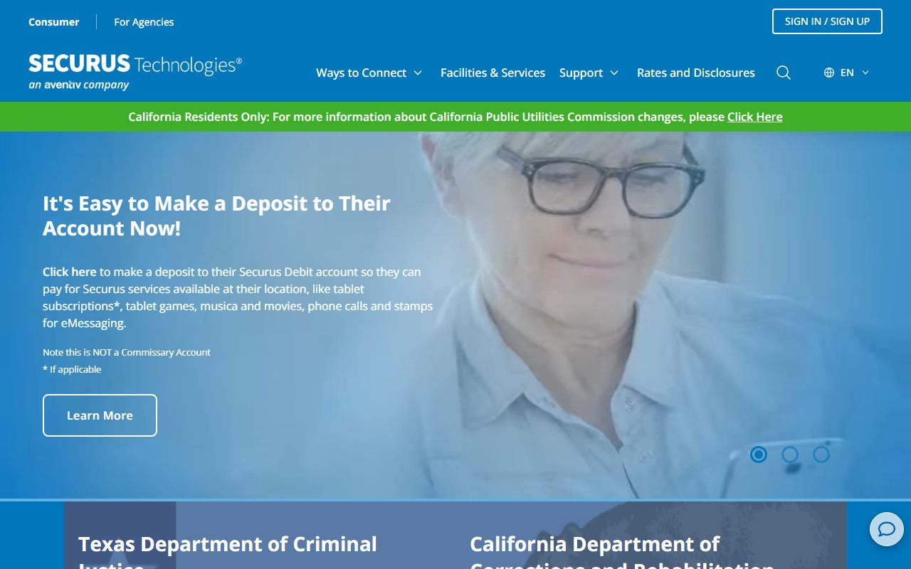 Rutherford County inmate records Securus video visitation provider